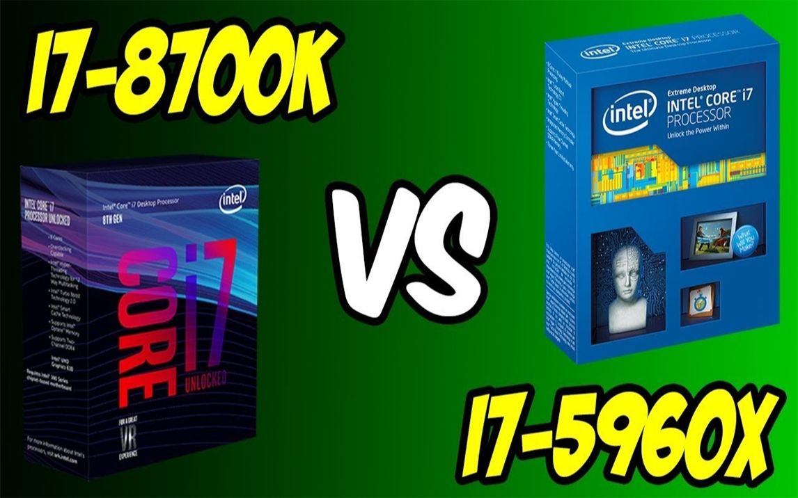 i78700K 5Ghz vs i75960X 4.5Ghz CPU游戏性能测试对比(显卡为GTX 1080Ti) 1080P视频哔哩哔哩bilibili