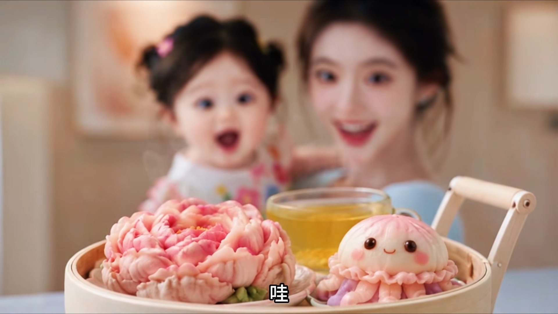 还没谈恋爱，未来女儿突然冲过来喊爸爸！更离谱的是她还直接点名未来妈妈，从鸡飞狗跳带娃到疯狂撮合两人心动，时空穿越萌娃助攻都市甜宠AI短剧一次看完