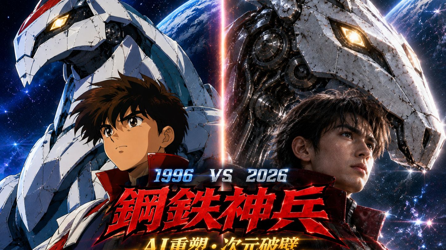 【4K/AI重制】全体起立！这就是我想象中的《钢铁神兵》真人电影版！