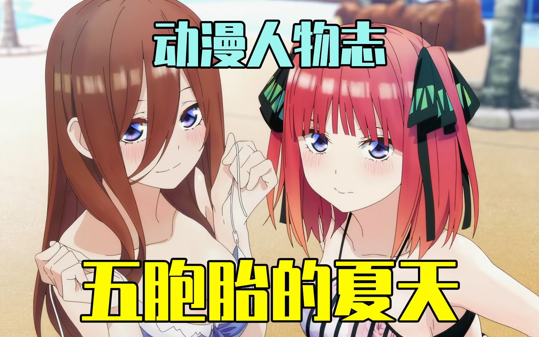 [图]《五等分的新娘》最新番外篇！三玖二乃针锋相对！【动漫人物志#31：五等分的花嫁暑假篇】