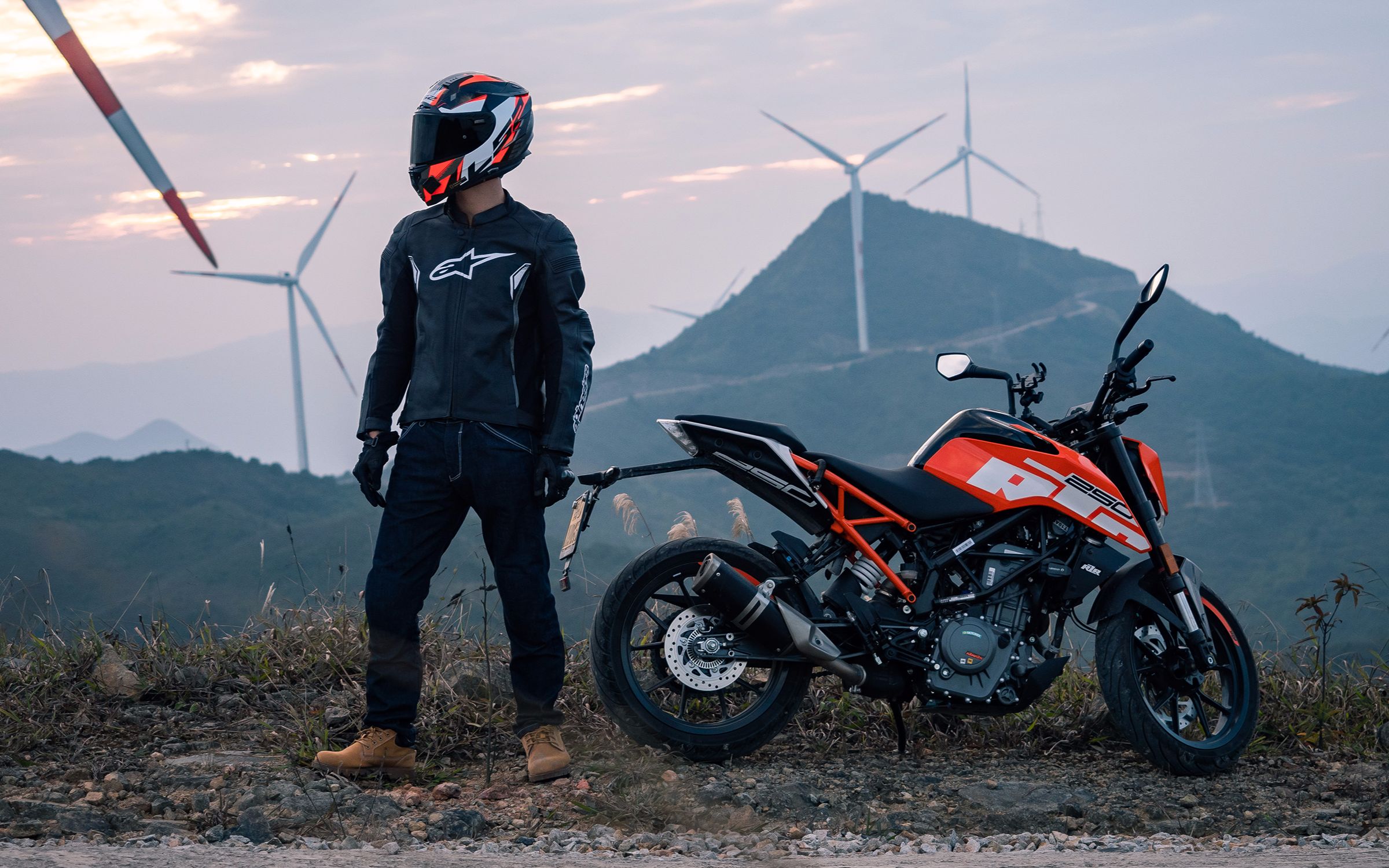 活动作品ktm250duke骑行日记新手第一次跑山