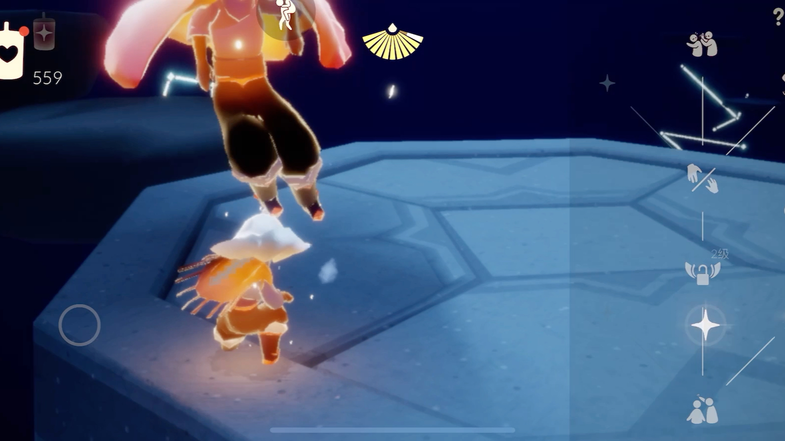 光遇禁阁跑图实录为了明天的先祖像大蜡烛冲啊要求会超级弹射遁地有背