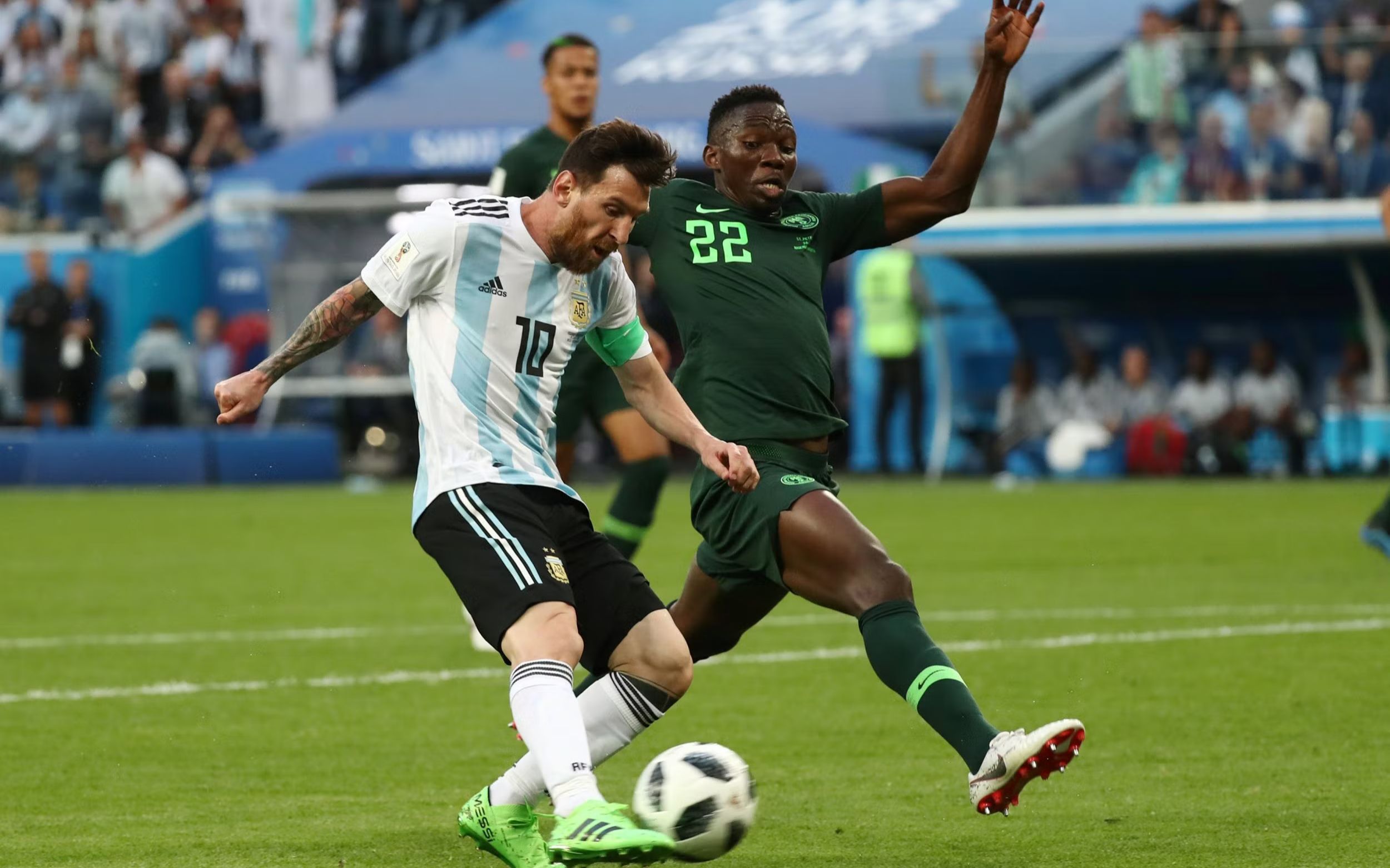 梅西世界杯赛场最精彩的一粒进球,精彩绝伦!难度系数达到巅峰