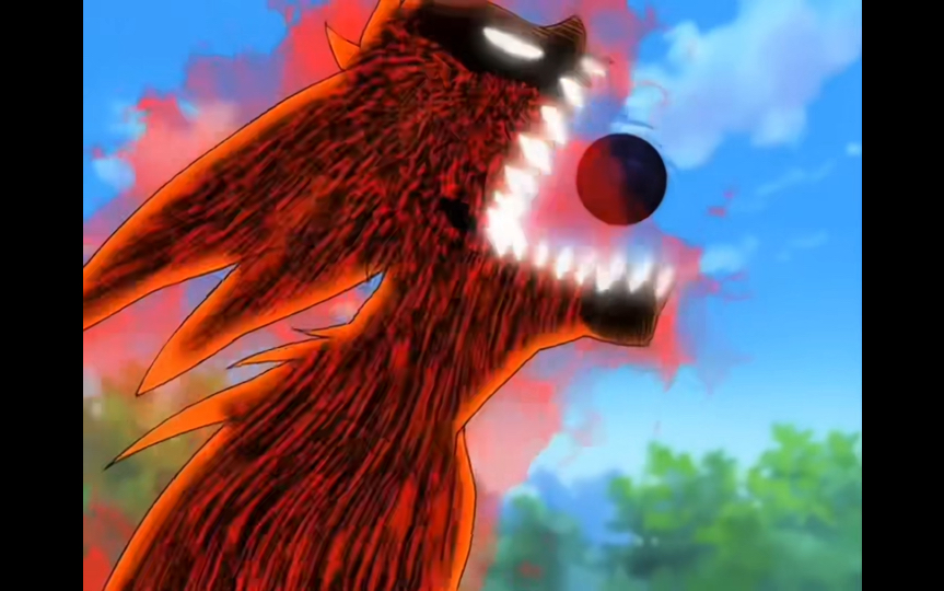 前期的尾兽玉,就好比战术核弹,释放困难,前摇大,伤害爆炸毁天灭地