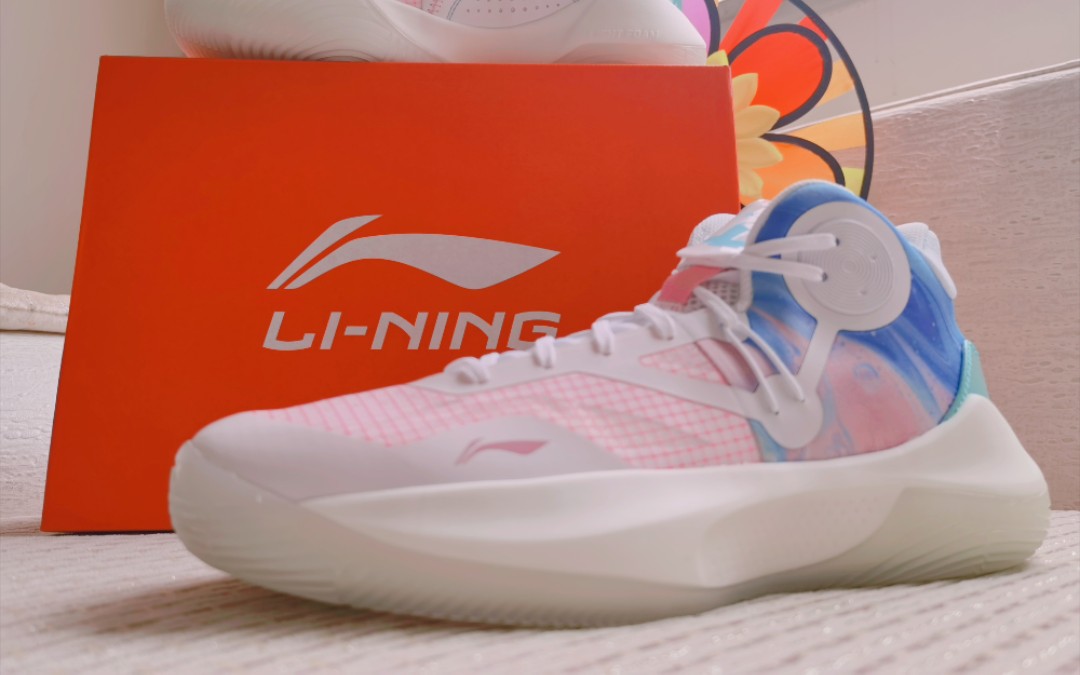 活动作品无忌开箱李宁音速9冰淇淋配色曾经卖到900多