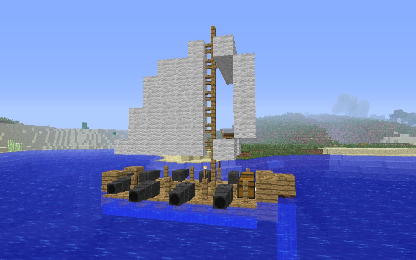 【minecraft】大航海时代mod 第一期:武装风帆炮艇