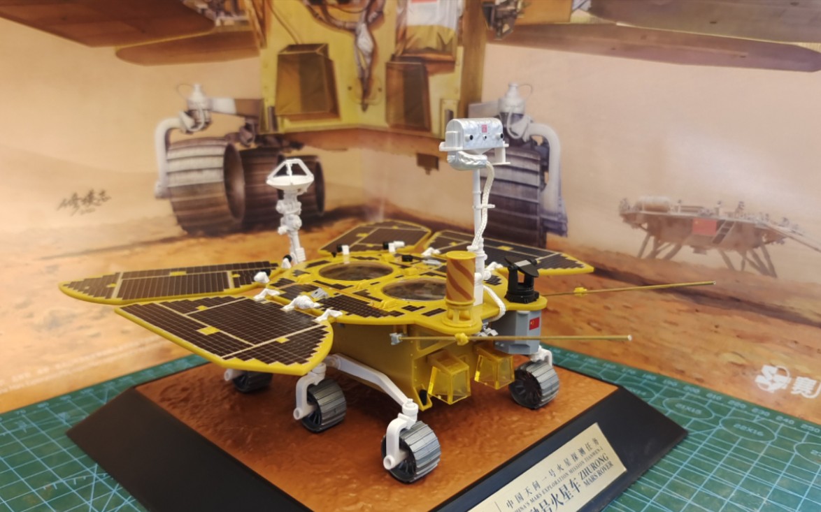 exmater模漫新品赛凡1比18祝融号火星探测车模型开箱与成品展示