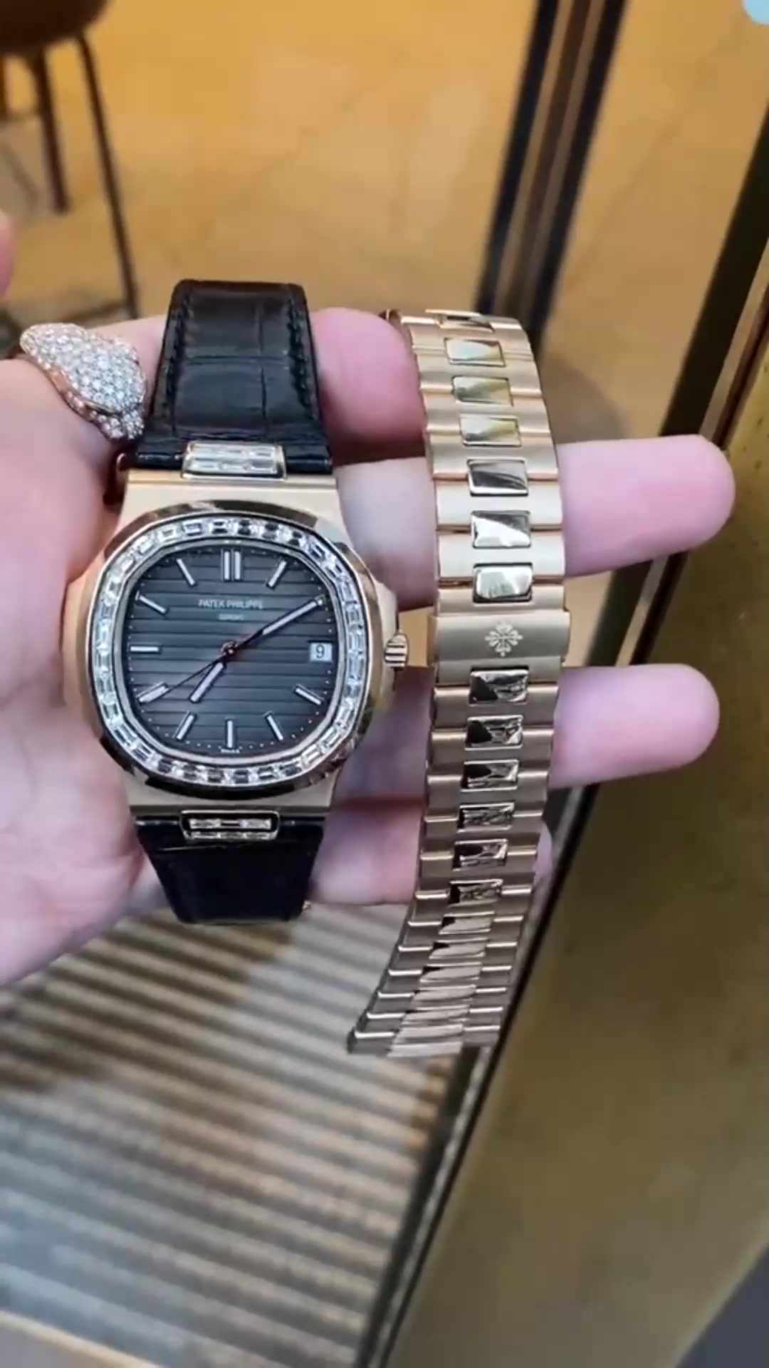 【百达翡丽k金定制】百达翡丽金表男款多少钱,专业改装,花小钱办大事!