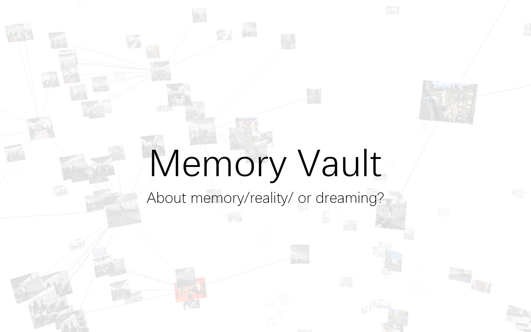 Memory Vault:基于人工智能想象的虚拟记忆 / 虚拟空间维度 / 沉浸式感官哔哩哔哩bilibili