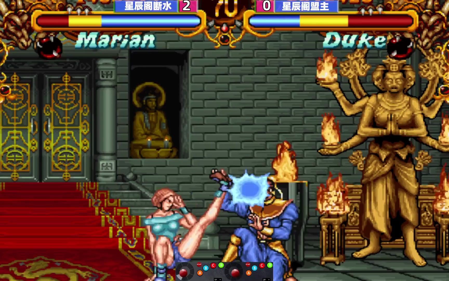 双截龙格斗:boss的大招都被废掉,断水这波操作太猛了