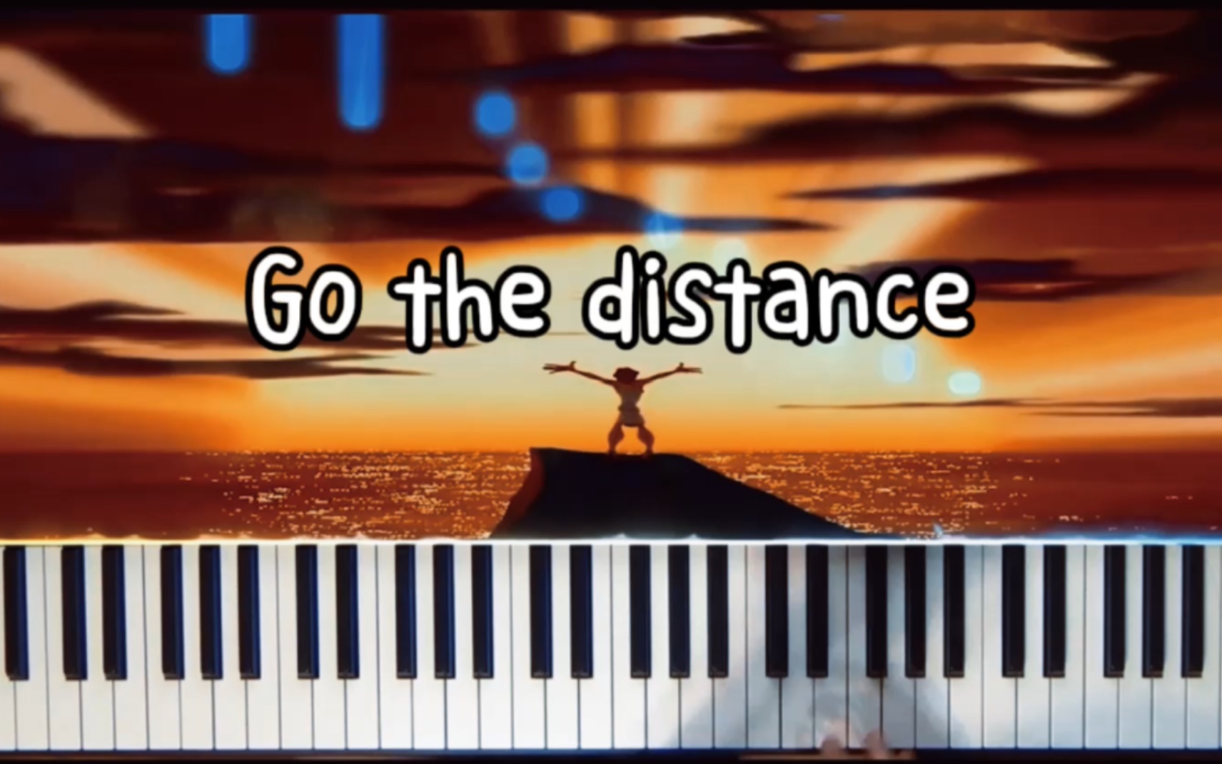 [图]【特效钢琴】迪士尼经典音乐Go the distance