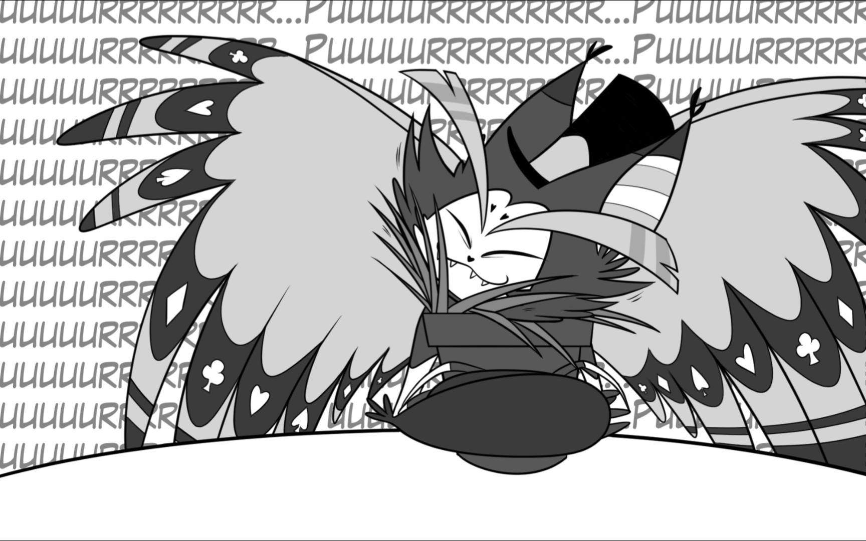 哈斯克是只猫,脾气很暴躁,安吉尔作妖不能停(地狱客栈 短漫)