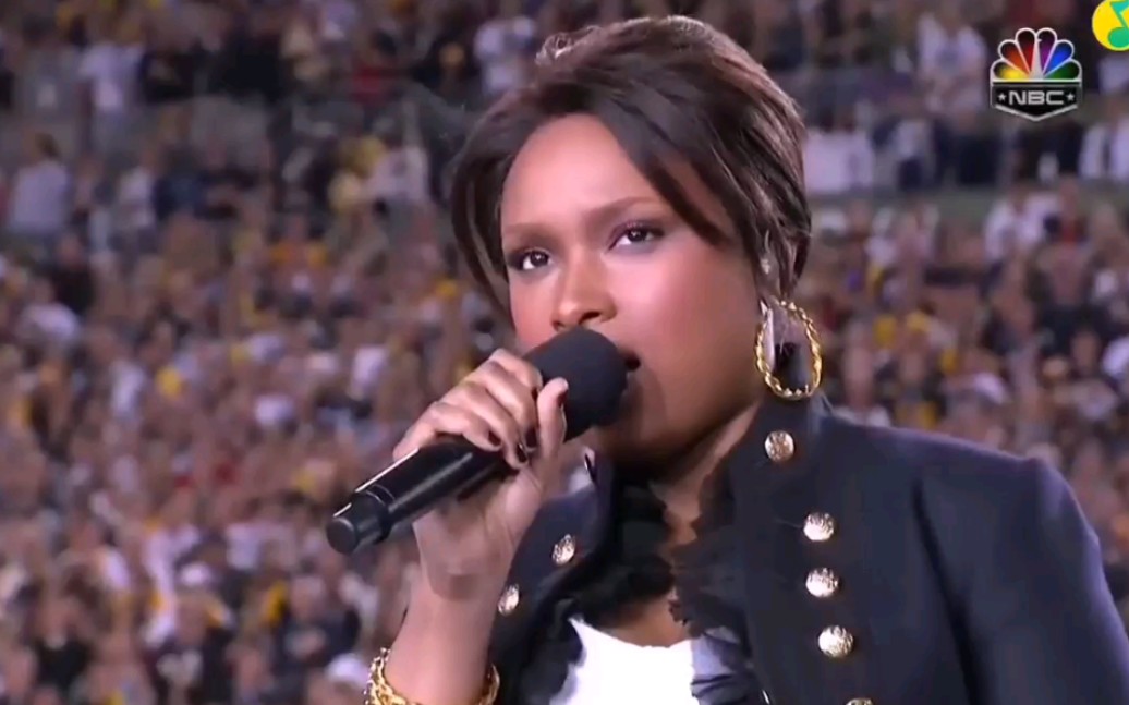 [图]【肥花现场】The Star-Spangled Banner - Jennifer Hudson