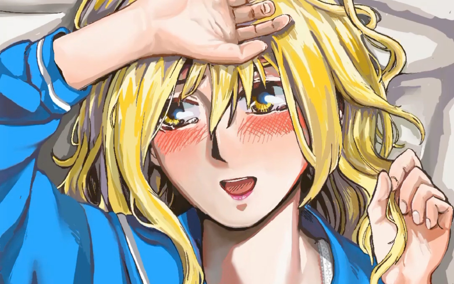 procreate绘制心跳回忆同人伊集院丽喜欢上你真是太好了