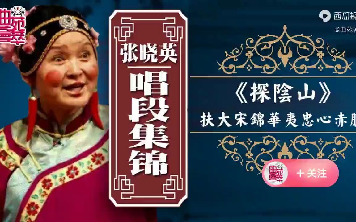 豫剧《探阴山》扶大宋锦华夷忠心赤胆(张晓英)哔哩哔哩bilibili