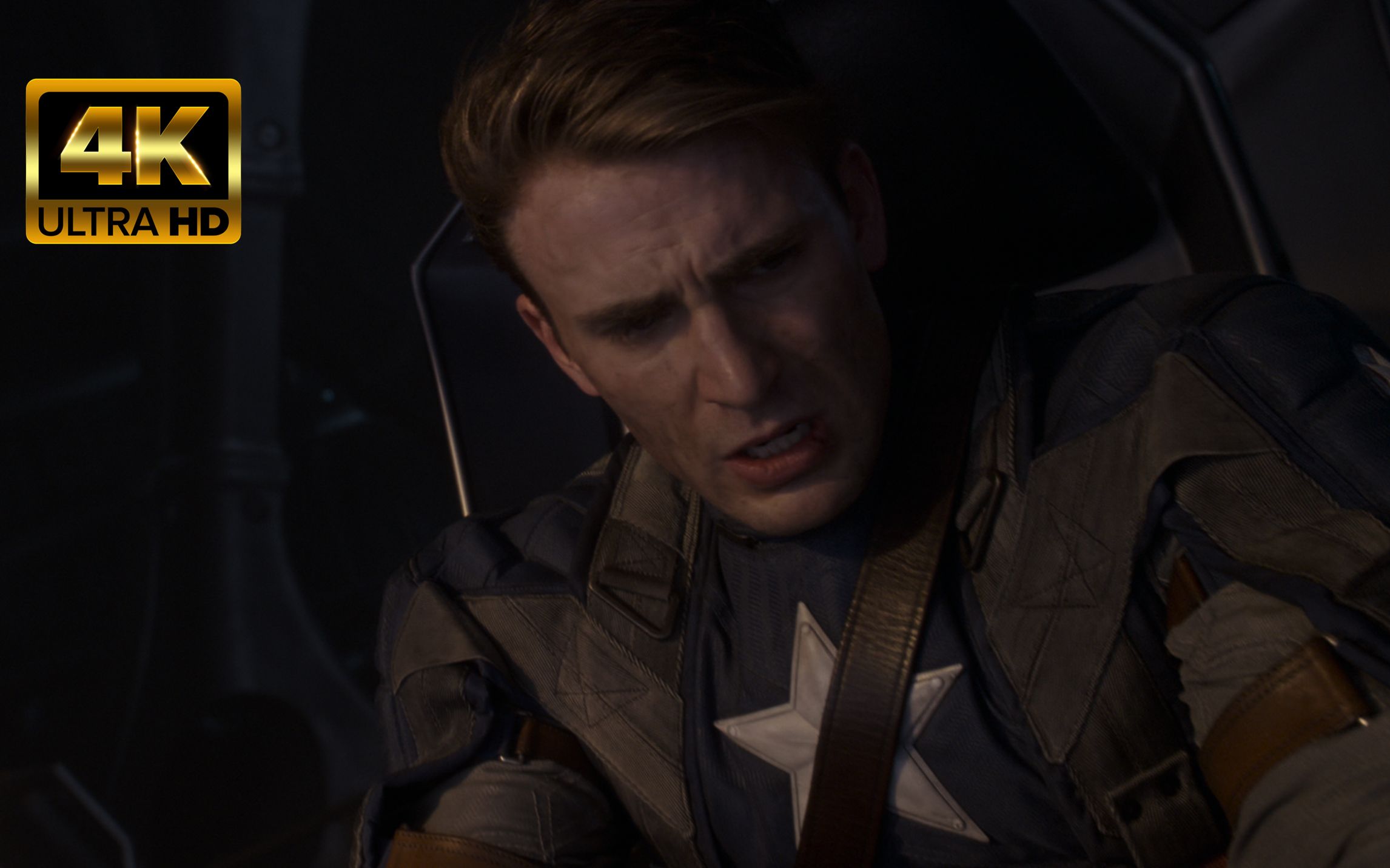 4k美国队长迫降飞机与卡特深情告别片段美国队长2011