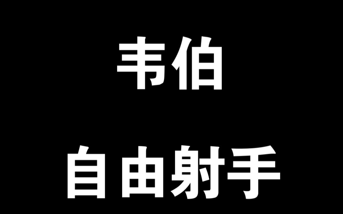 051韦伯自由射手哔哩哔哩bilibili