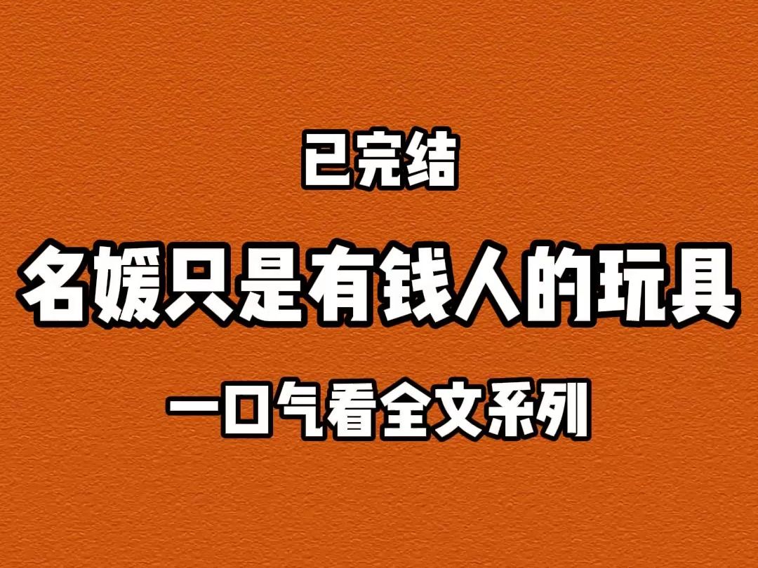 【完结文】名媛只是有钱人的玩家哔哩哔哩bilibili