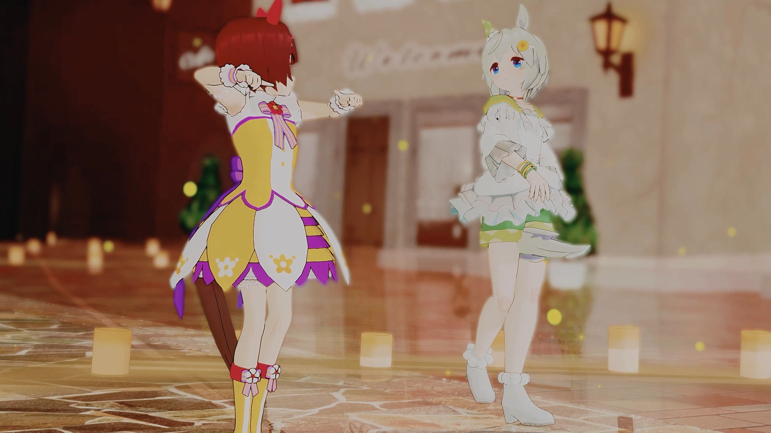 【赛马娘/mmd】星云天空&西野花 死神【4k】