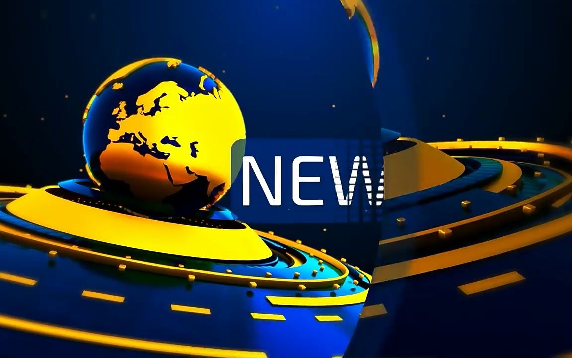 ae模板-三维地球电视频道新闻开场片头