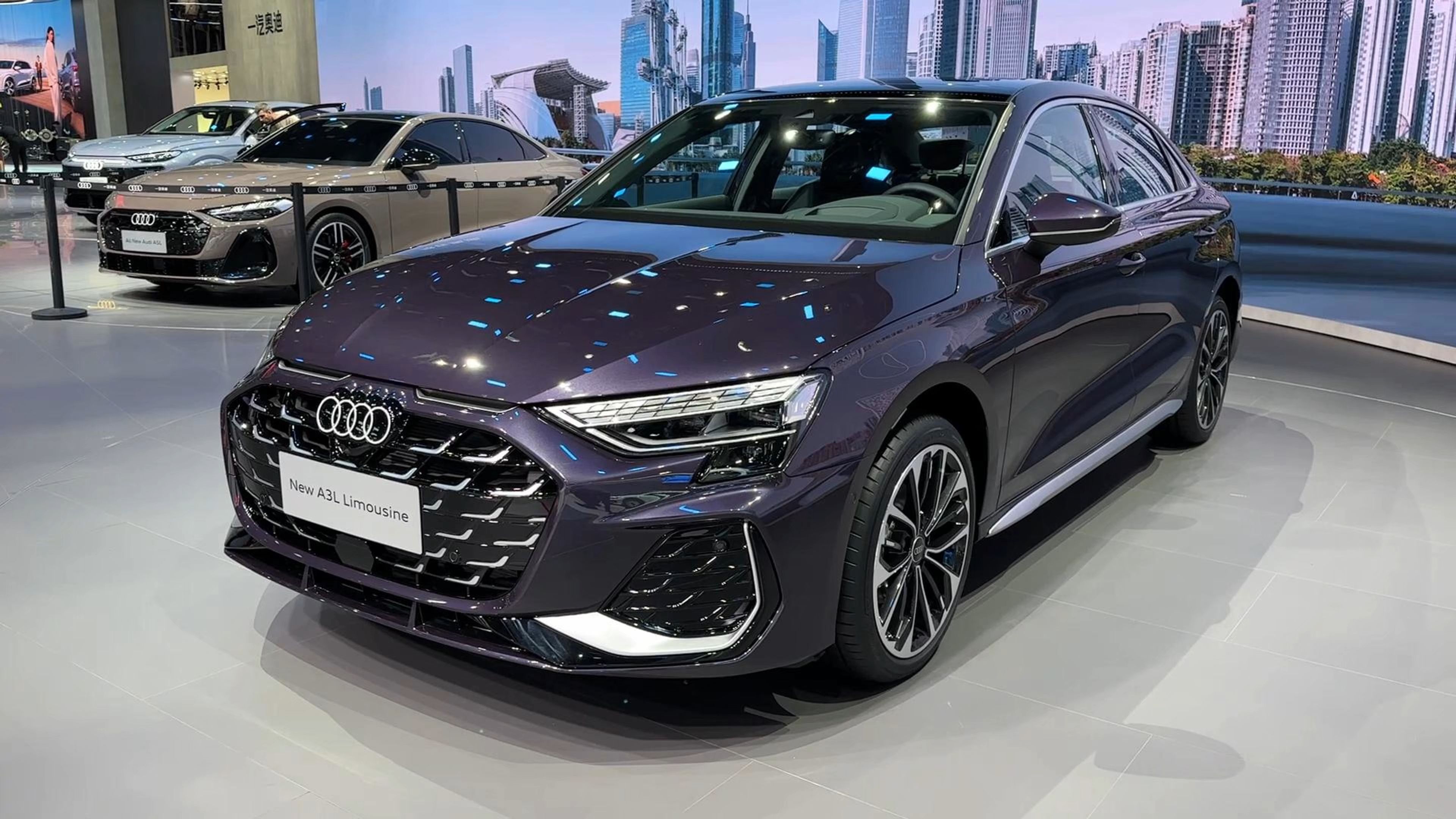 2025款奥迪a3l高清实拍,外观与内饰静态体验