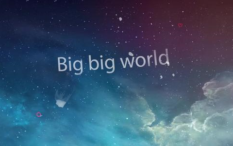 [图]big big world（纯音乐）