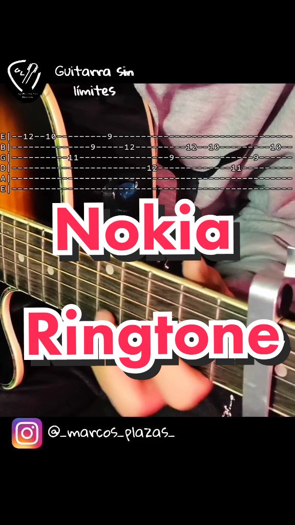 Nokia Ringtone (guitarra) |Guitarra sin l㭭ites哔哩哔哩bilibili