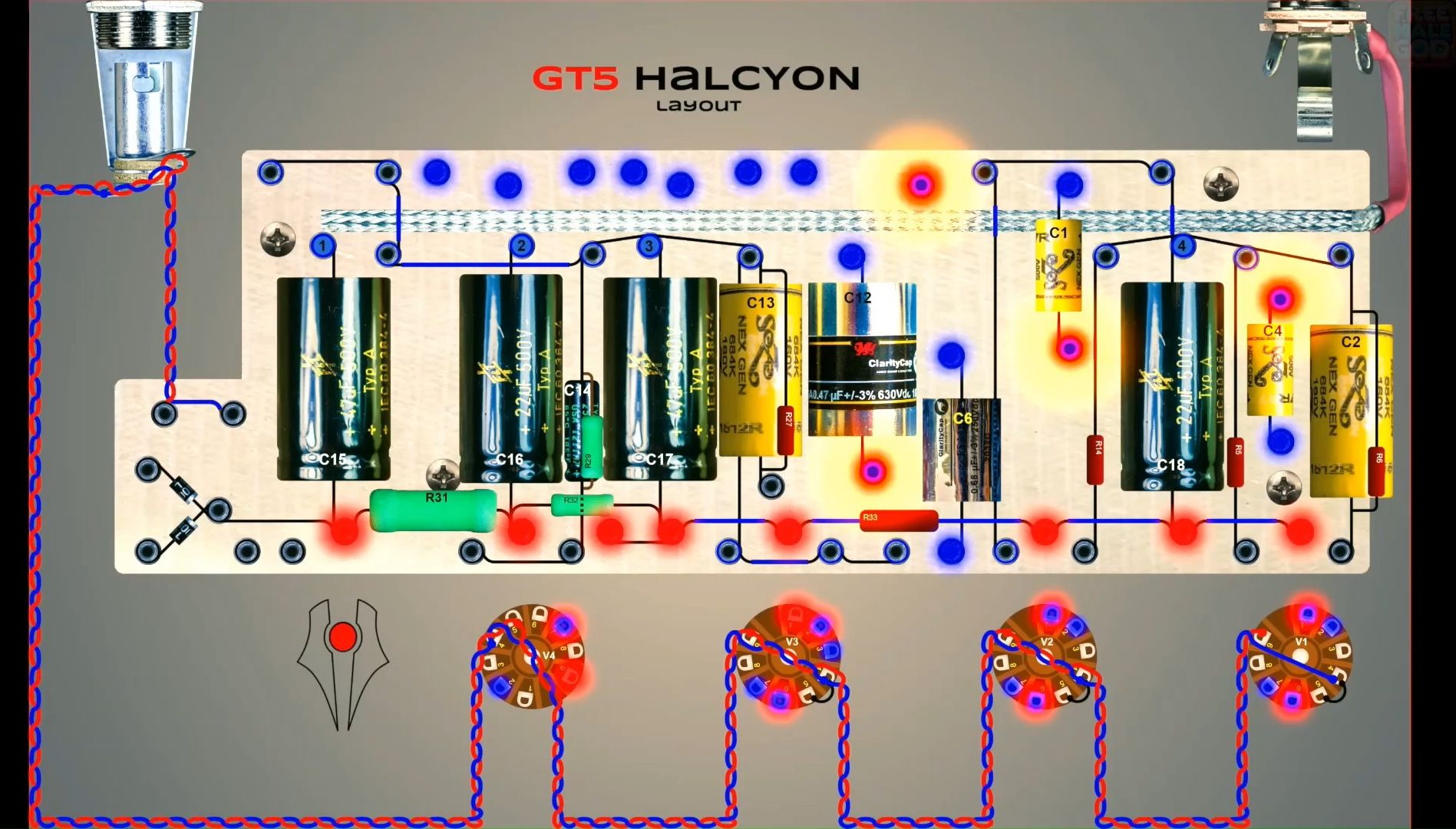 跟老外学习搭棚电子管功放机