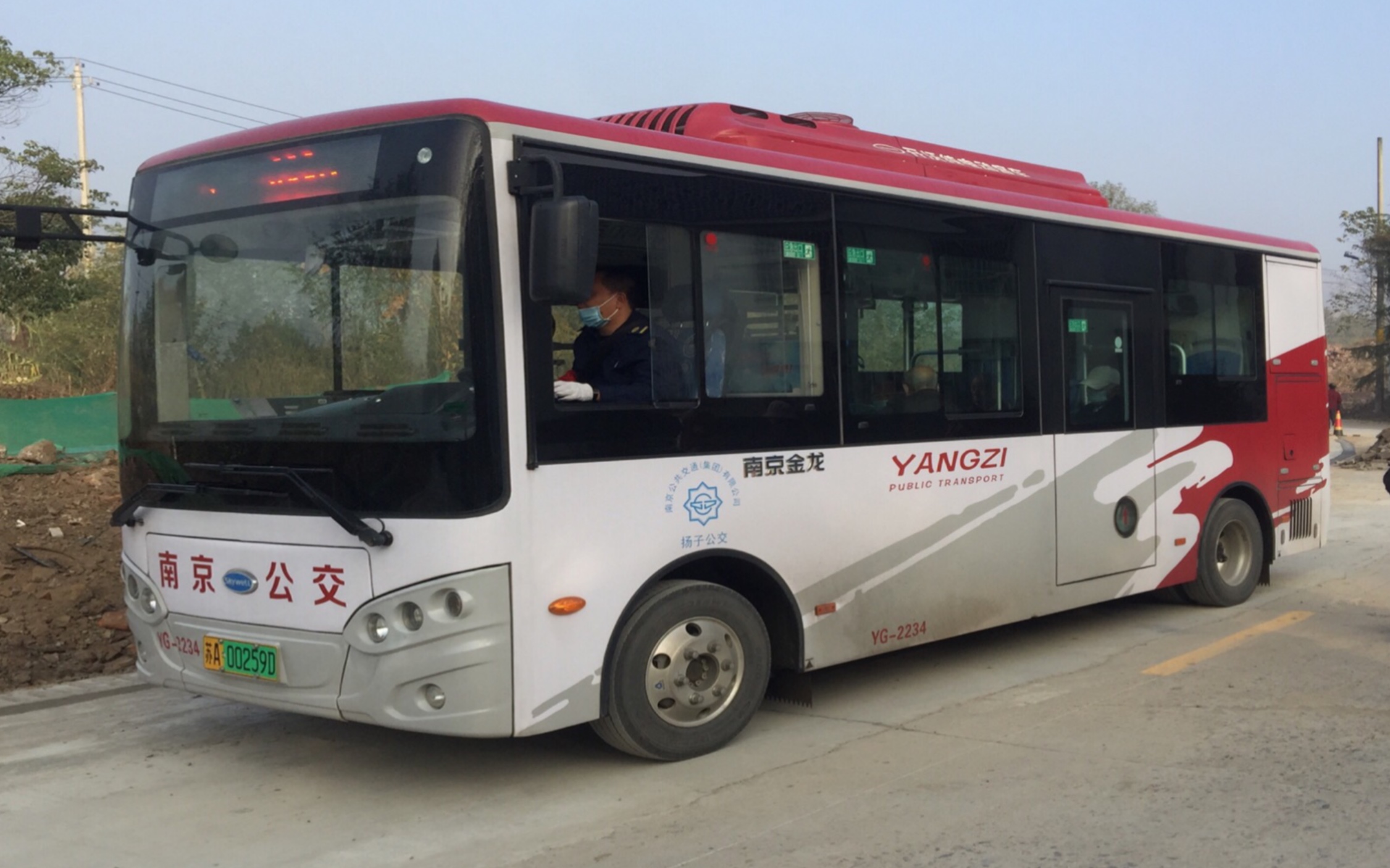 (临时线路)【南京公交】扬子公交江北客运公司488区间上行前方pov