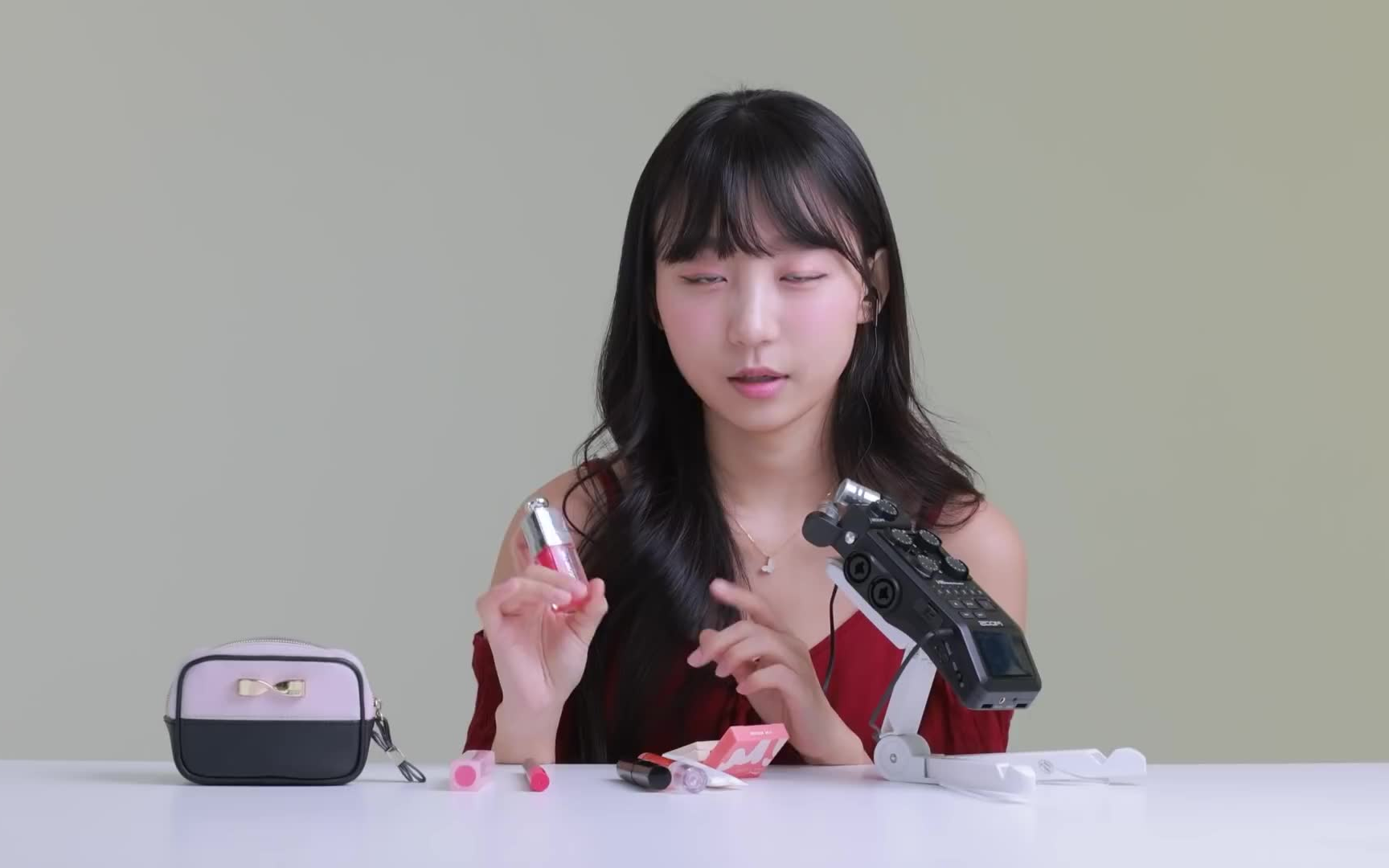 milky!助眠 - 1小时唇彩之吻_哔哩哔哩_bilibili