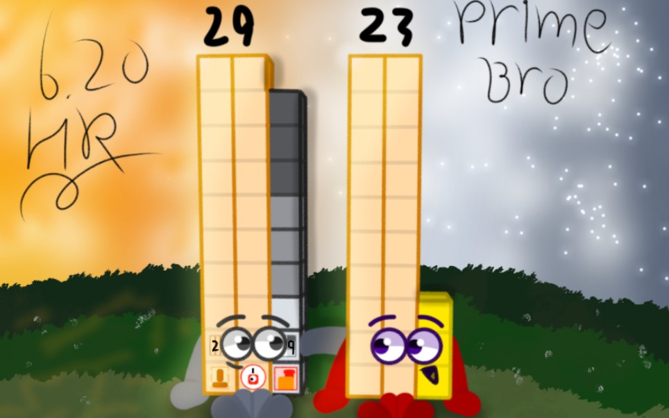 【数字方块】2首质数兄弟