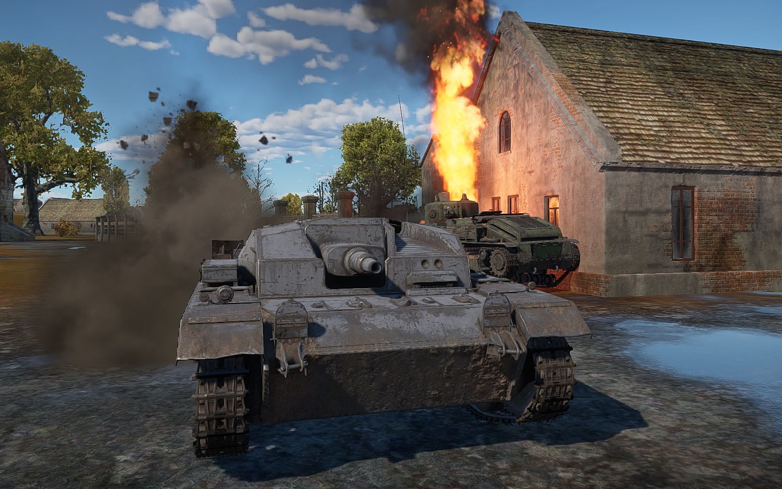 【战争雷霆】短管火炮下坠太大?抵近射击!