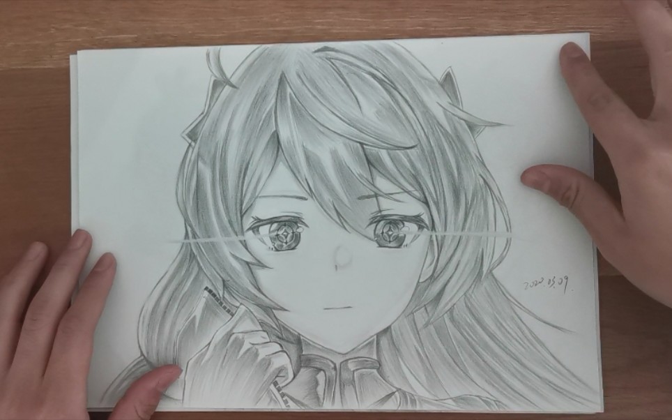 【手绘/琪亚娜】《崩坏三》我会把这个不完美的故事,变成我们所期望的