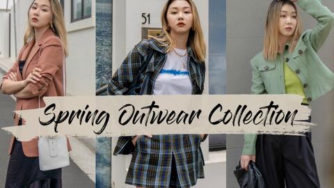 春季外套合集 5个不同种类的春季外套穿搭 春季色彩搭配 Sarahs Look 哔哩哔哩