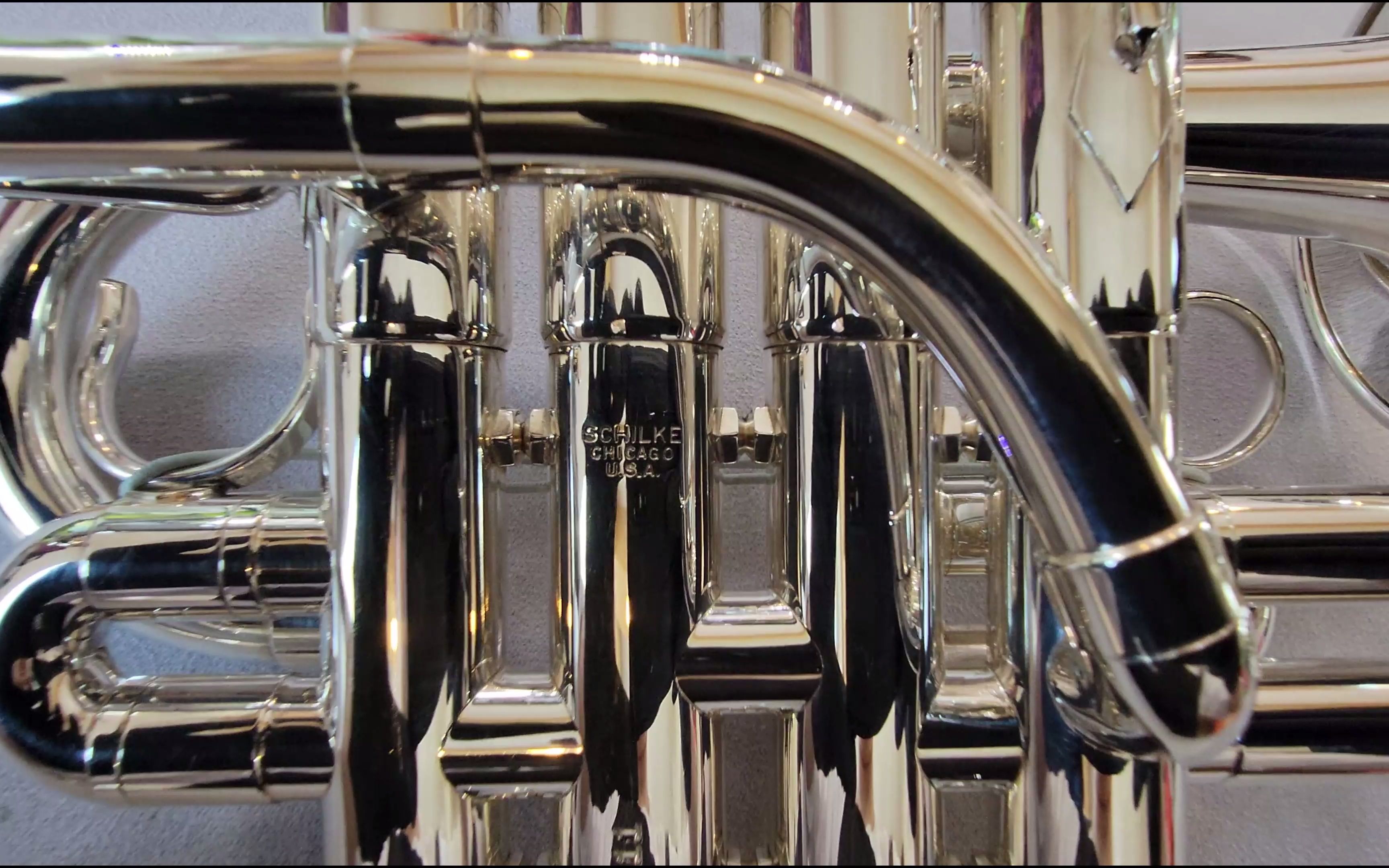 schilke肖肯chicago芝加哥piccolo trumpet高音镀银小号保养维修&外观