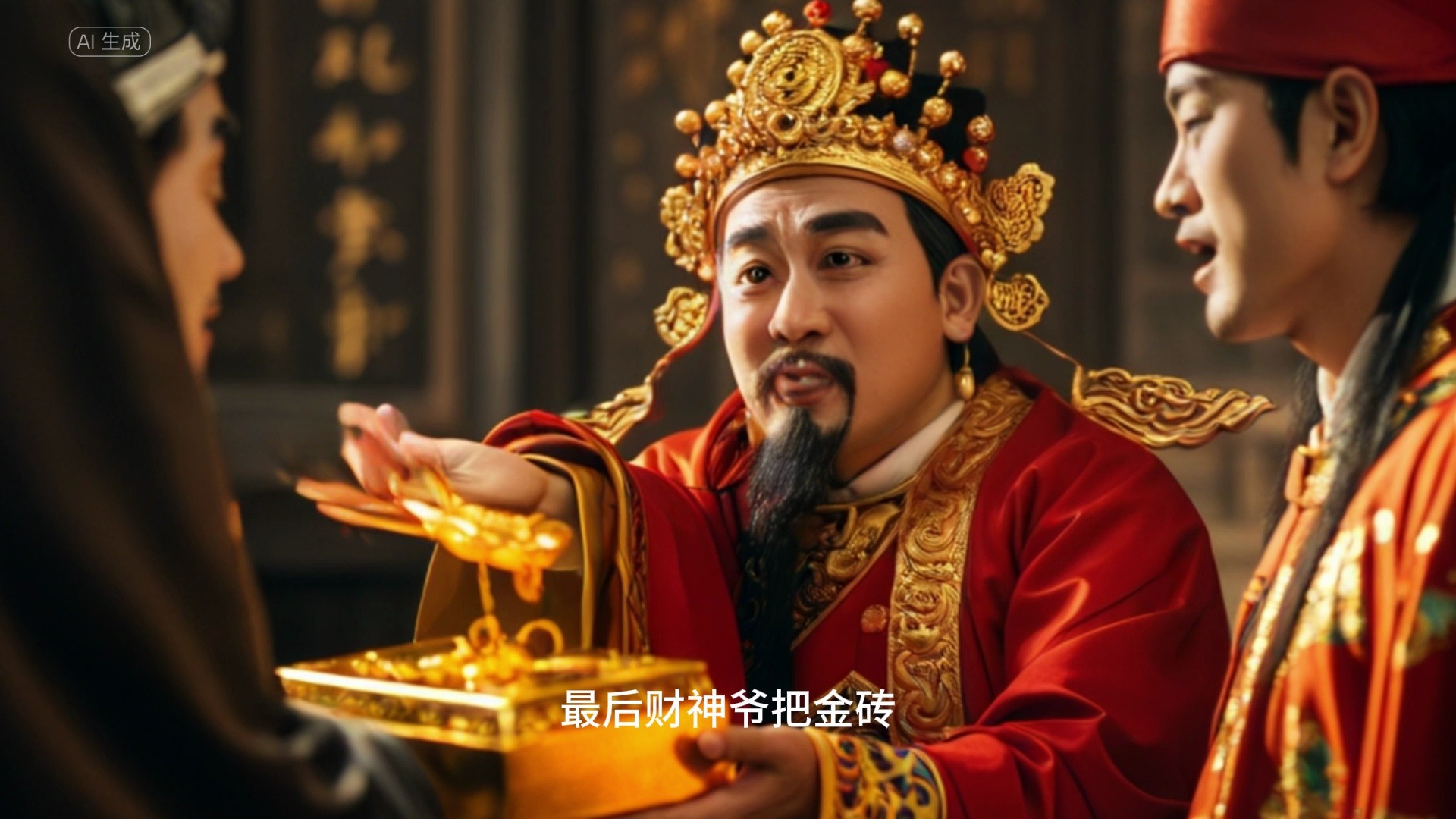 ai生成 财神的考验 值得深思