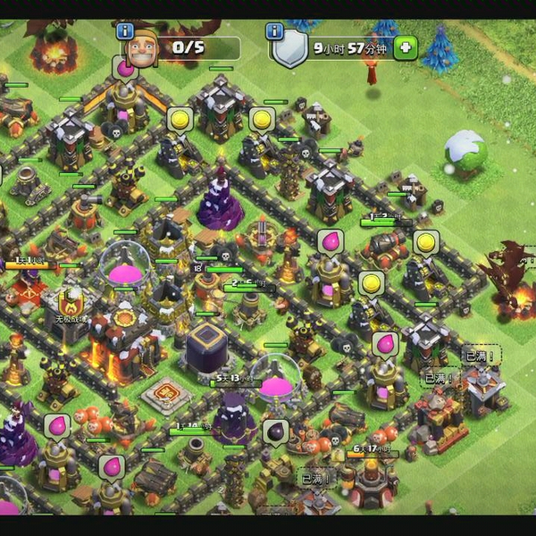 部落冲突COC 10本打资源教程