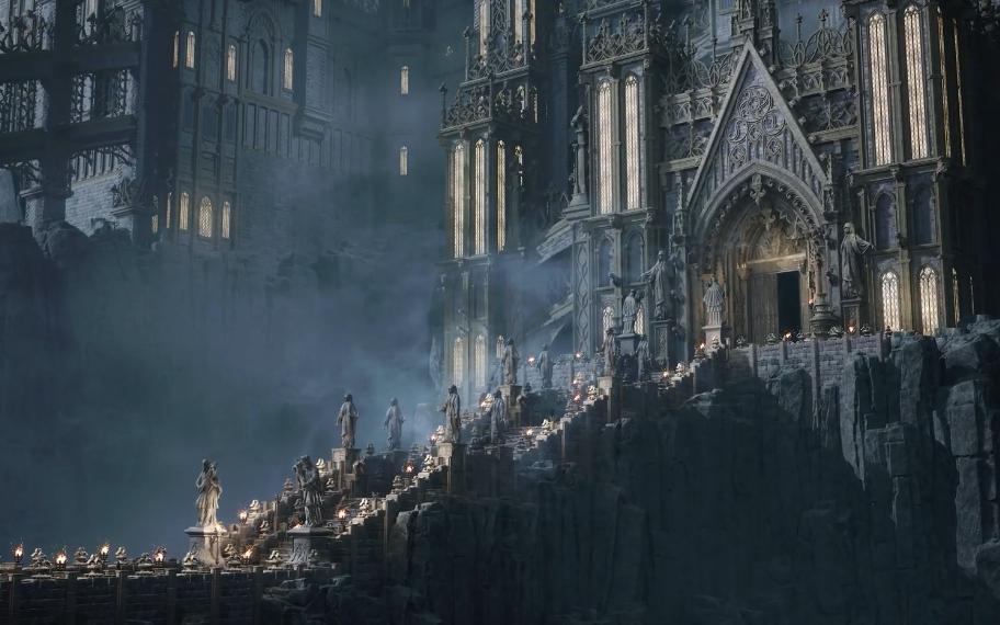 ue5虚幻高质量资产白嫖分享-欧式中世纪大城堡3a级cg游戏场景魂味十足