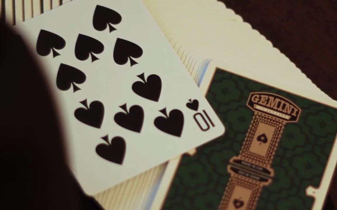 扑克牌 | gemini casino phthalo green playing cards by gemini