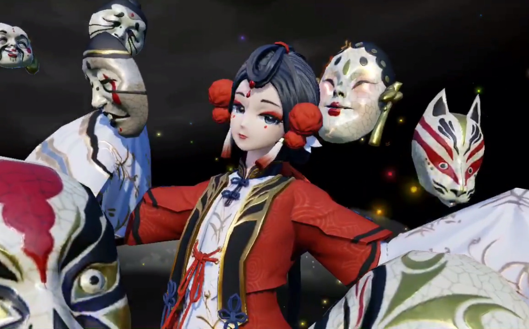 平安京面灵气原皮 觉醒 梨园特写