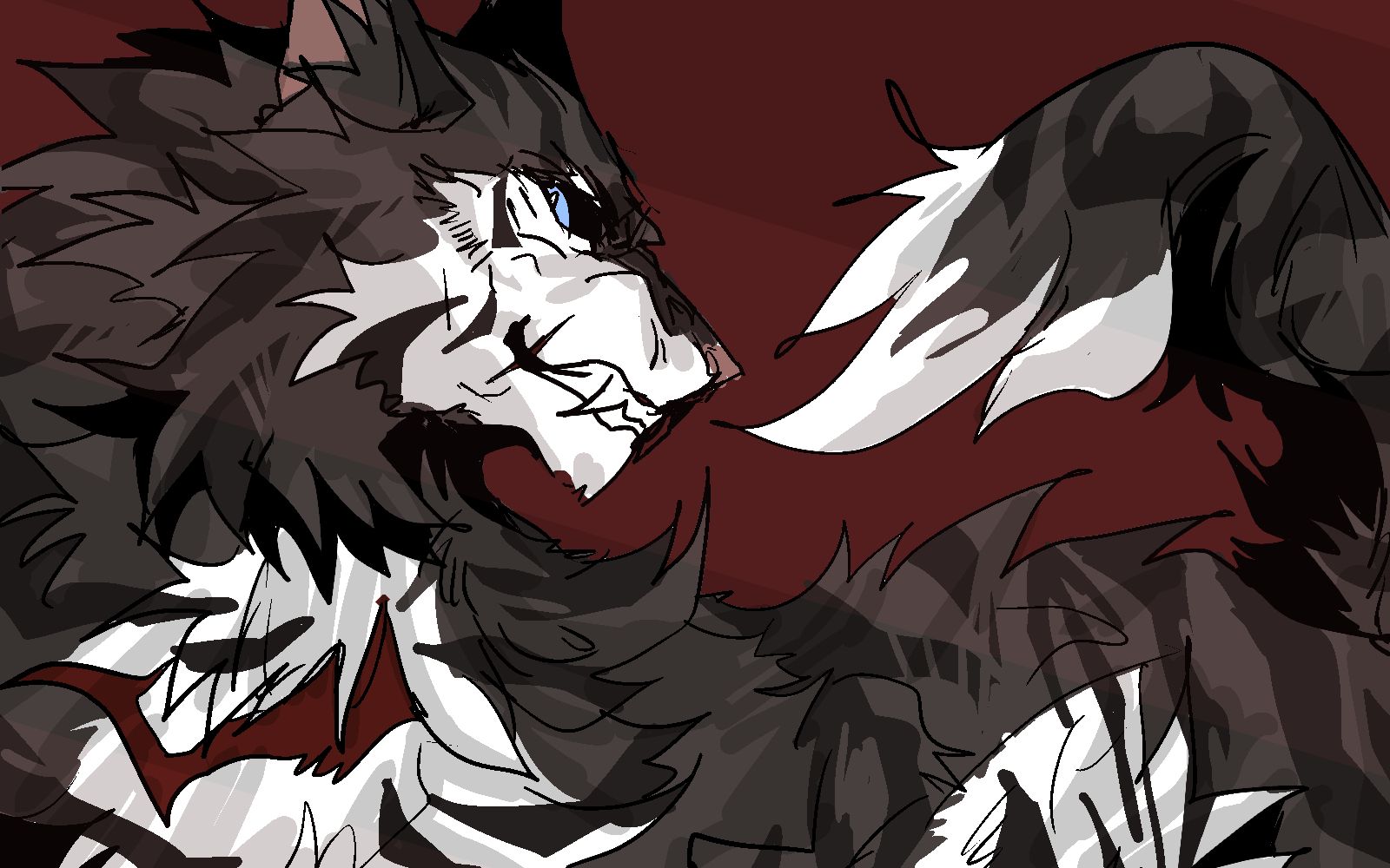 【猫武士】鹰霜速绘