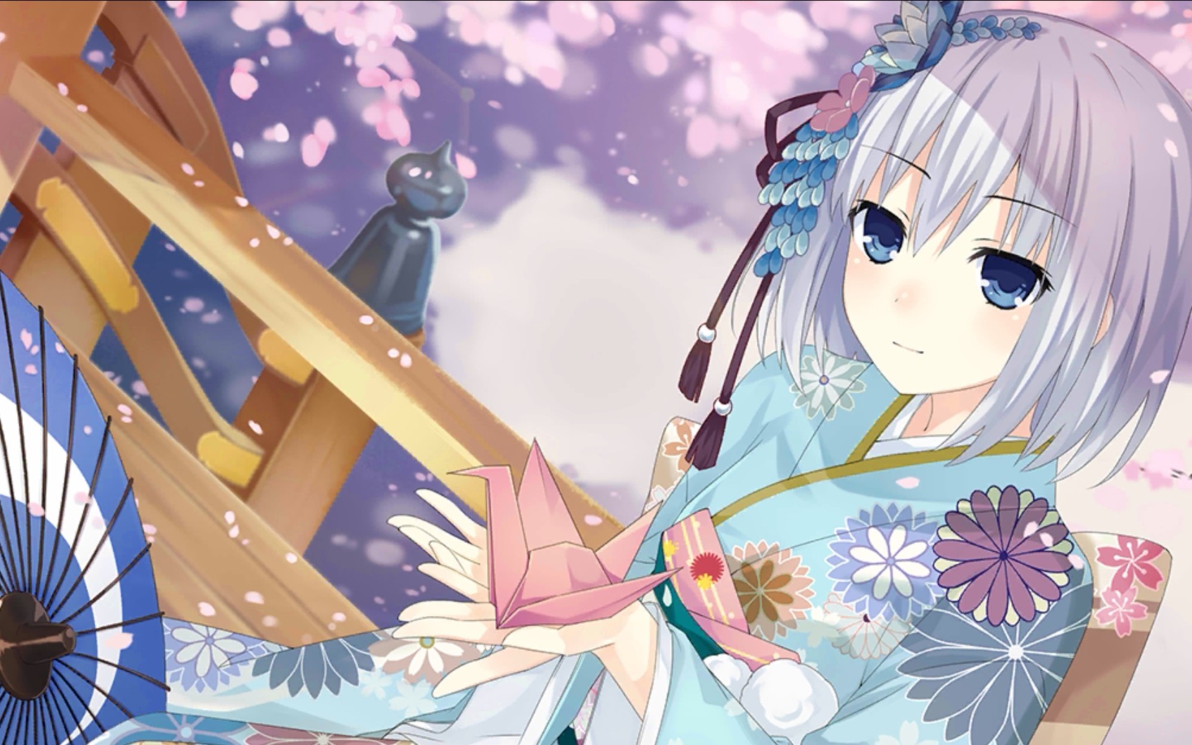 约会大作战和服折纸cg约会_哔哩哔哩 (゜-゜)つロ 干杯~-bilibili