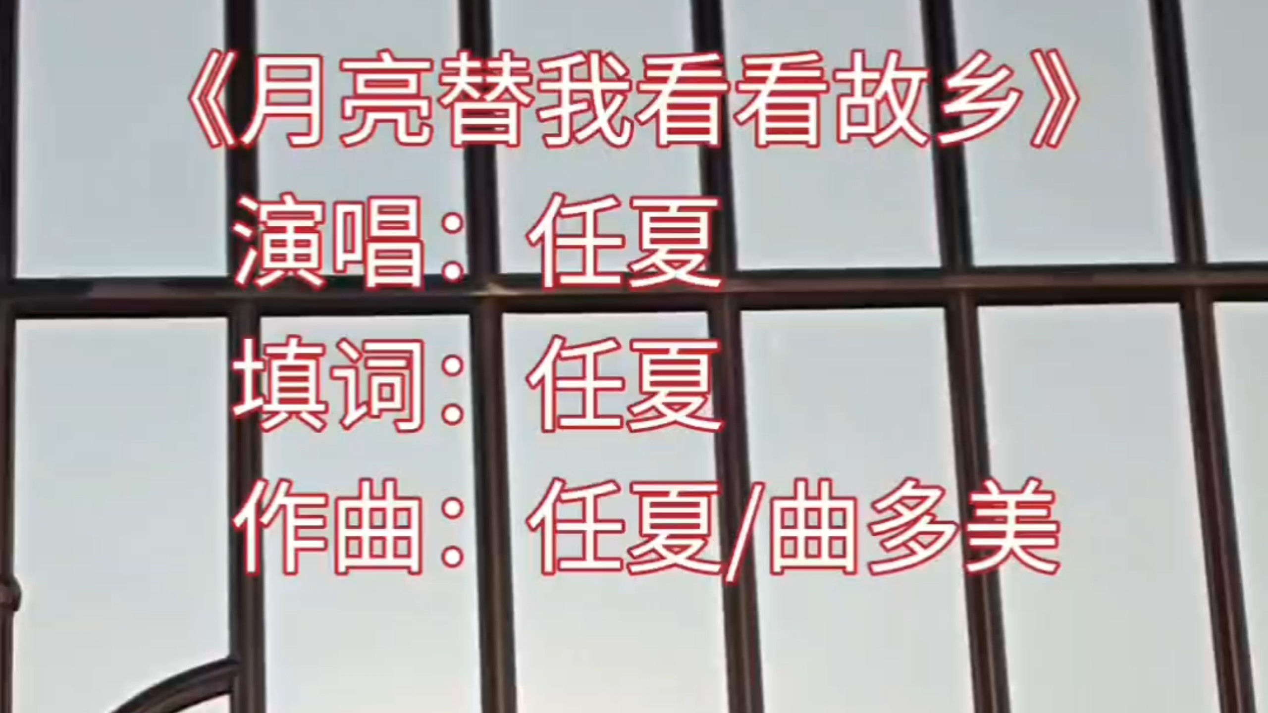任夏《月亮替我看看故乡》版本+4种方言大学生版本