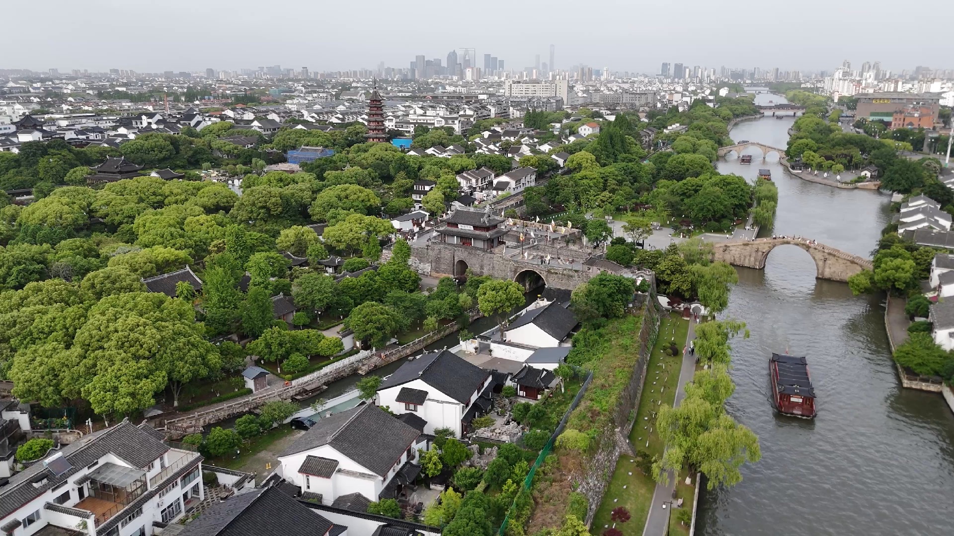 苏州盘门风光·古城