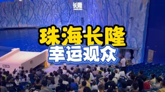 Download Video: 珠海长隆海洋王国白鲸演出幸运观众