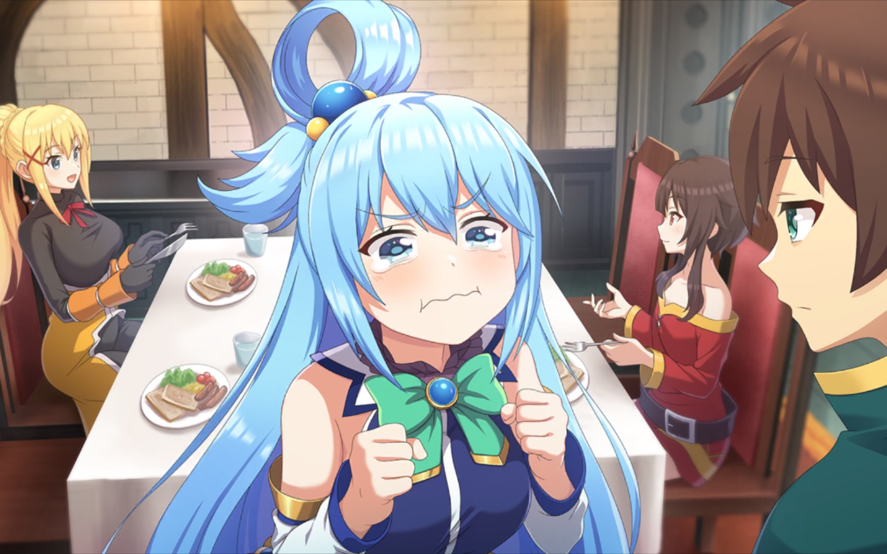 为美好的世界献上祝福 阿库娅:我可是女神,你对我的态度太随便,你要更