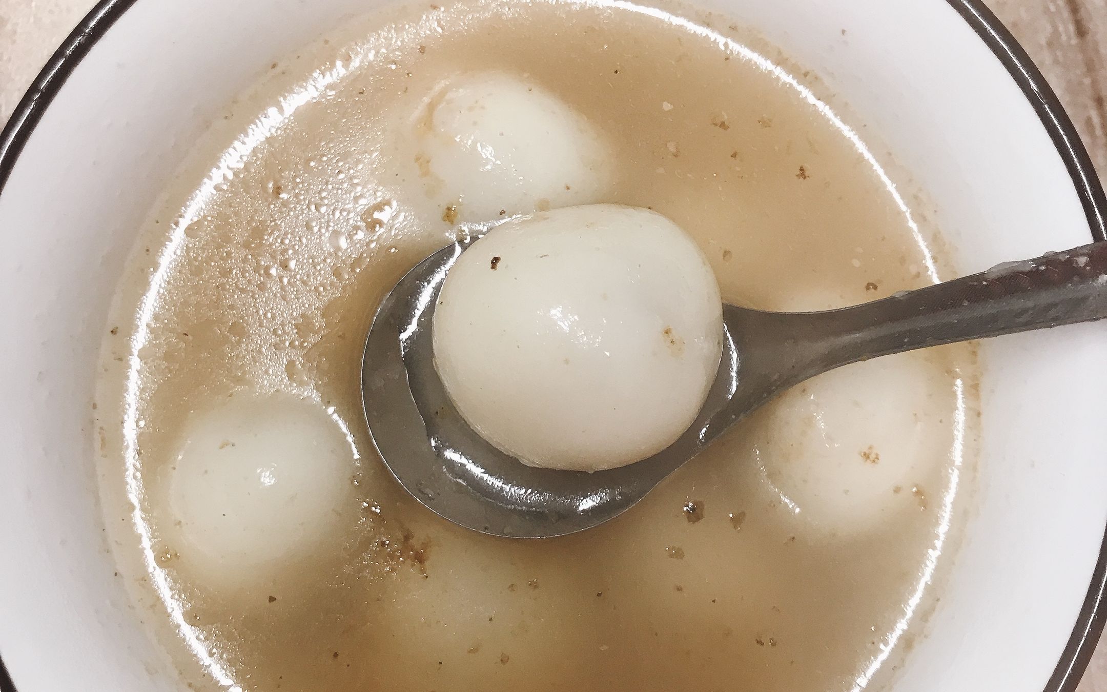 核桃汤圆,元宵节很应景嘛