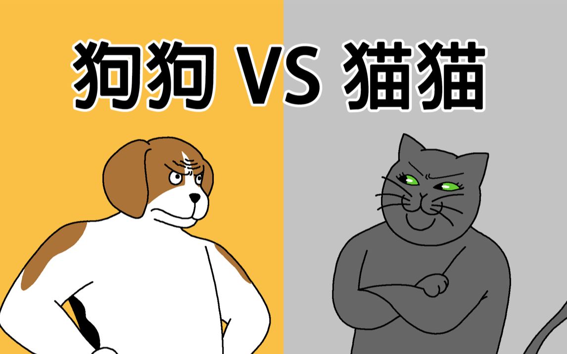 jjaltoon原创狗狗vs猫猫