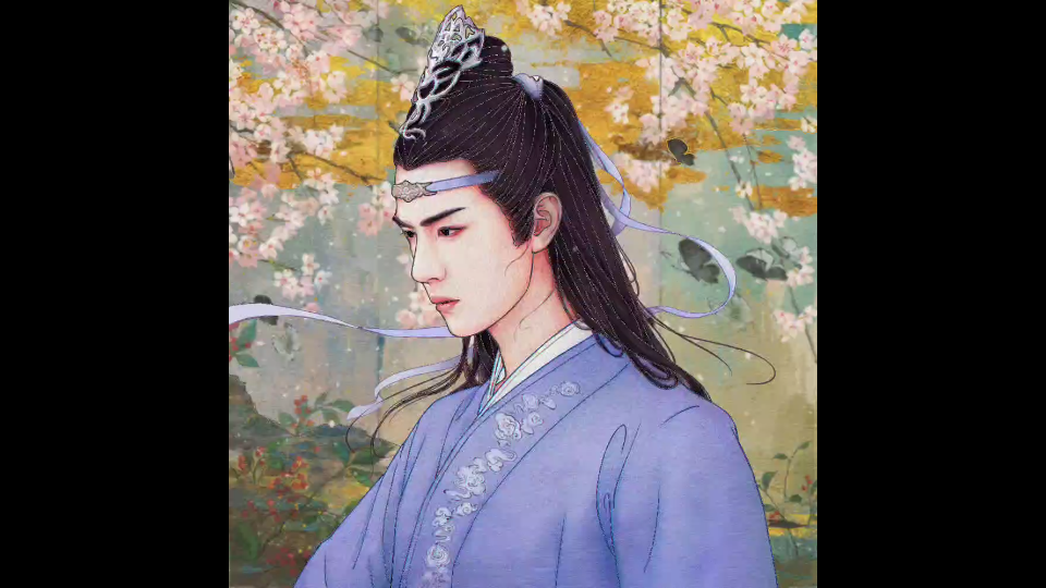 活动作品陈情令蓝忘机涂色