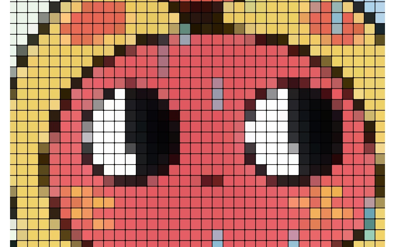 红小豆拼豆展示